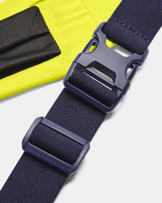UA Flex Speedpocket Run Belt, Yellow, pdpMainDesktop image number 3